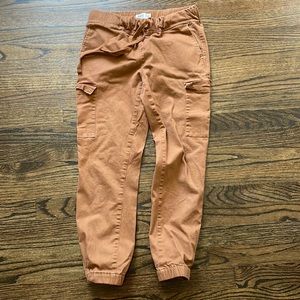 Tinsel cargo pants, brown, size xs.
